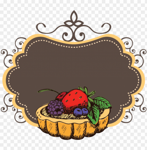 fruit cake logo desi PNG with cutout background