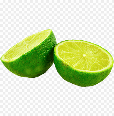 fruits - sliced lime PNG with isolated background