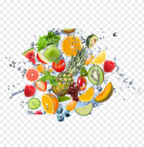 Fruits Splash PNG Files With No Backdrop Wide Compilation