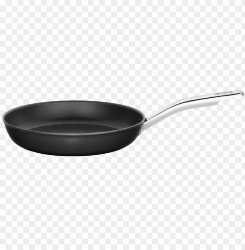 frying pan side view PNG artwork with transparency