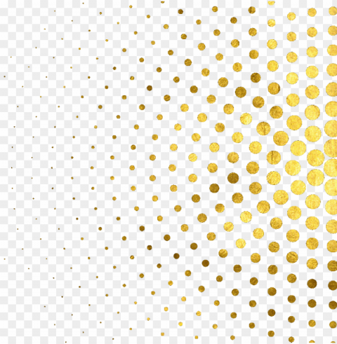 ftestickers abstract dots golden goldglitter goldendots - polka dot PNG for business use