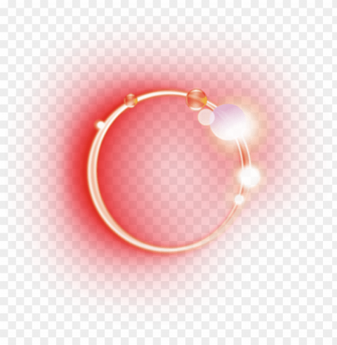 ftestickers effect overlay light circle - earrings PNG with transparent backdrop