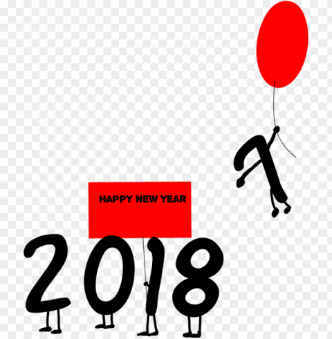 ftestickers happynewyear 2018 2017 PNG files with clear background collection