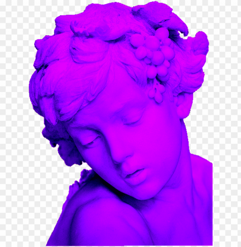 ftestickers overlay tumblr aesthetic vaporwave xsticker - aesthetic statue Transparent Background Isolation in HighQuality PNG
