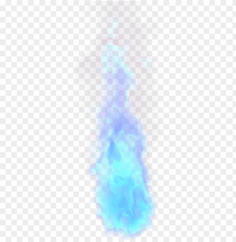 fuego azul - illustratio Transparent PNG Image Isolation