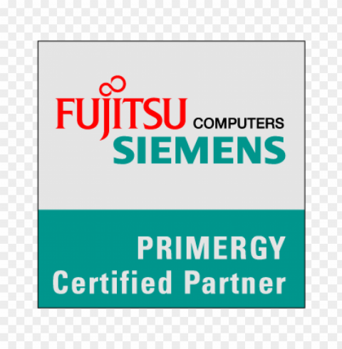 fujitsu siemens pcp vector logo Transparent background PNG photos