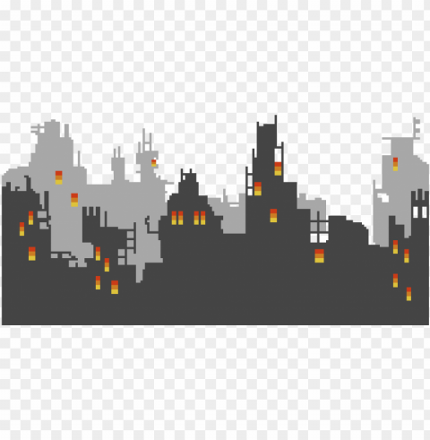 full city on fire Transparent background PNG images complete pack