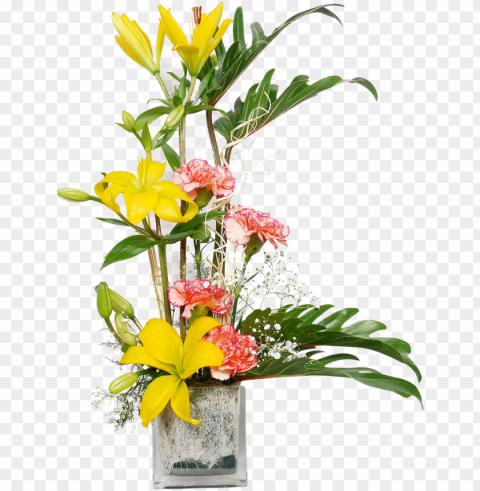 full width image - flower pot for studio Isolated Subject on HighQuality Transparent PNG