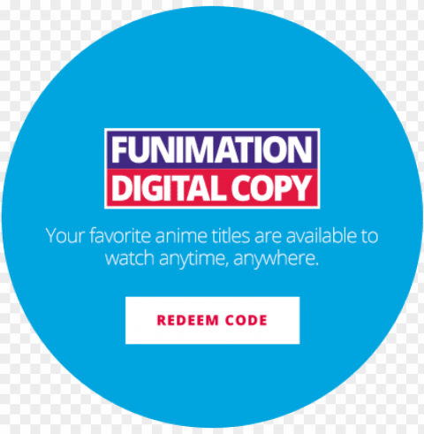 funimation digital copy codes PNG Image with Transparent Isolated Graphic Element