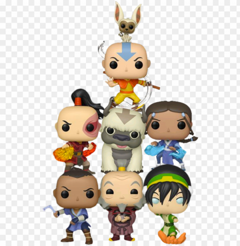 funko pop avatar the last airbender - avatar the last airbender pop vinyls PNG clipart