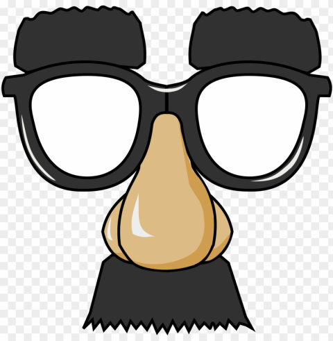 funky clipart spectacles - funny glasses clipart Isolated Object on Transparent PNG