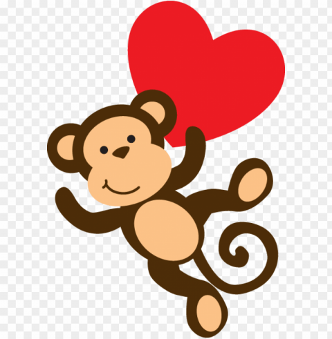 funny monkey business baby boys monkeys - valentine's day Transparent Background PNG Isolated Character