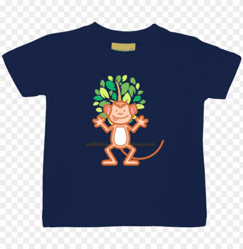 funny monkey baby t-shirt - t-shirt Isolated Design Element in HighQuality Transparent PNG