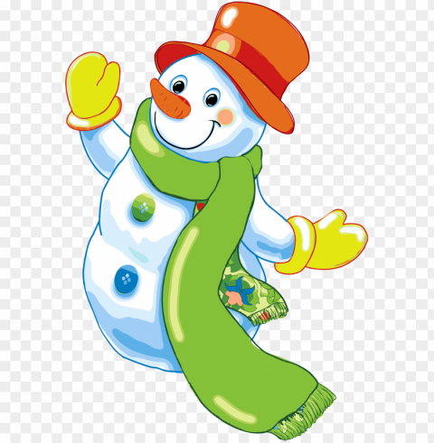 funny snowman happy ney year preobrazovannyy Transparent PNG vectors