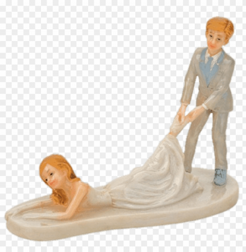 funny wedding figurines PNG files with clear backdrop collection