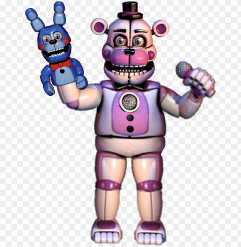 funtime freddy - fnaf sister location golden freddy Transparent Background Isolation in PNG Format