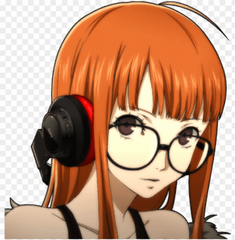 Futaba Persona 5 Icons PNG Isolated Object On Clear Background