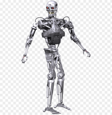 futuristic robot PNG with alpha channel for download