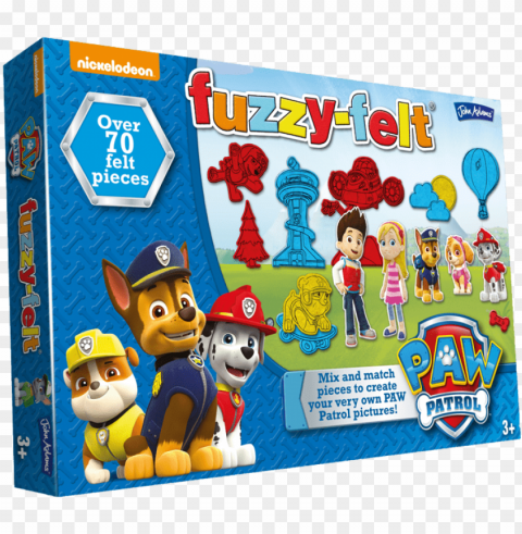 fuzzy felt paw patrol PNG images with cutout
