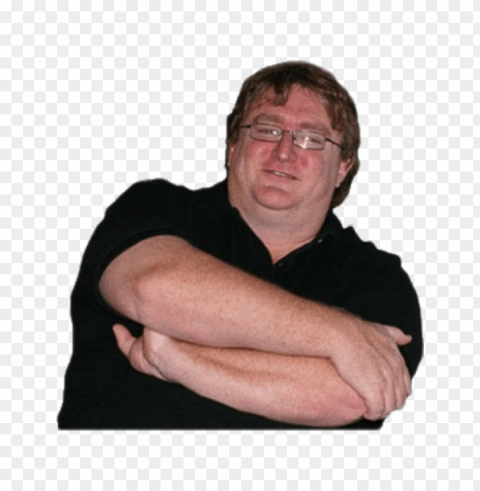 gaben arms crossed Transparent Background Isolation in PNG Format