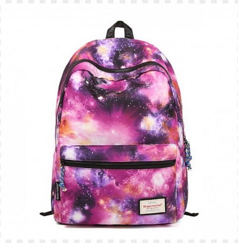 galaxy school bags Isolated Artwork on Clear Background PNG