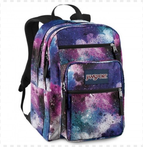 galaxy school bags Isolated Character on Transparent PNG