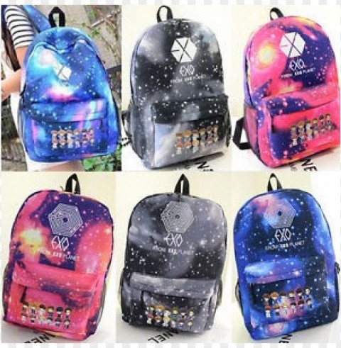 Galaxy School Bags Isolated Design Element In HighQuality PNG