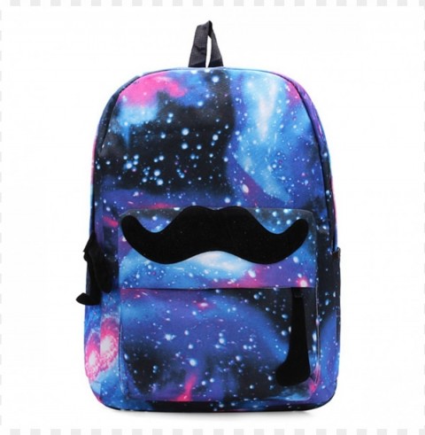 Galaxy School Bags Isolated Design Element On PNG