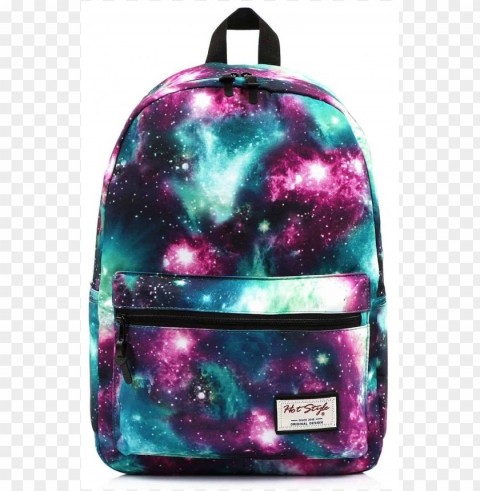 Galaxy School Bags Isolated Element With Transparent PNG Background