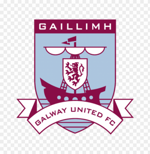 galway united fc vector logo PNG Object Isolated with Transparency