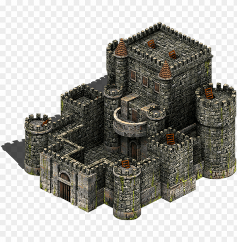 game medieval castle PNG Graphic with Transparent Isolation