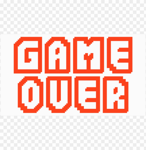 game over PNG with no bg