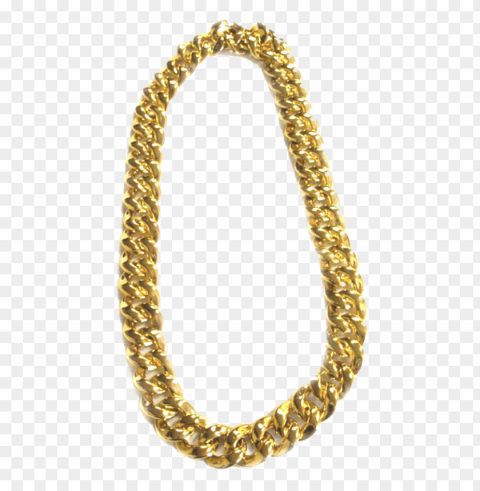 gangster gold chain PNG for overlays