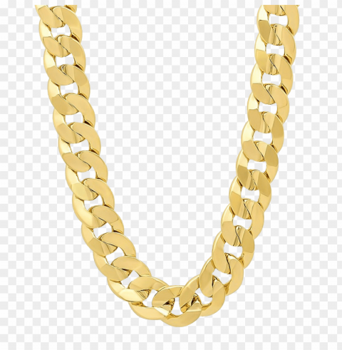 gangster gold chain PNG for presentations