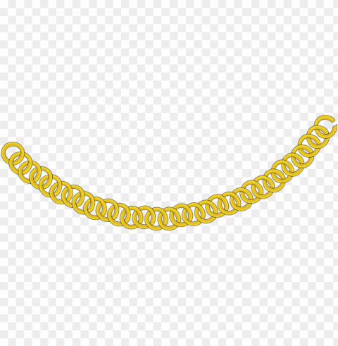 gangster gold chain PNG Graphic Isolated on Transparent Background