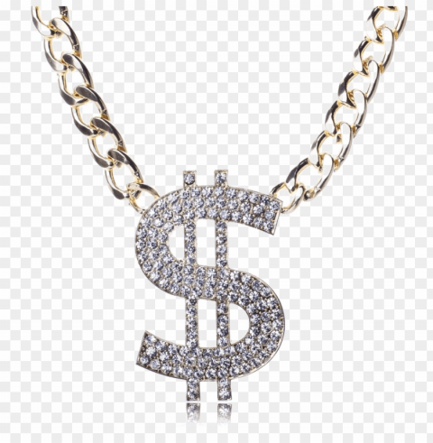 gangster gold chain PNG Graphic Isolated with Clear Background