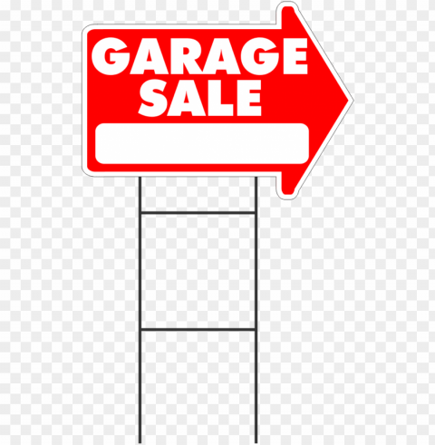 garage sale sign Isolated Object with Transparent Background PNG