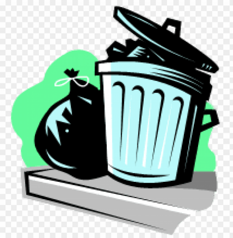 garbage on the street illustration Transparent PNG Isolated Element
