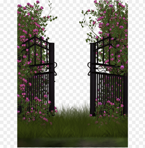 garden clipart garden roses - rose garden Isolated Artwork on Transparent Background PNG PNG transparent with Clear Background ID 8b40d93f