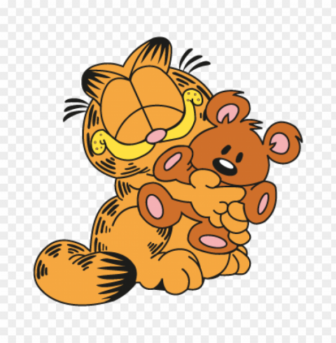 garfield & pooky logo vector download free PNG Graphic Isolated on Clear Background
