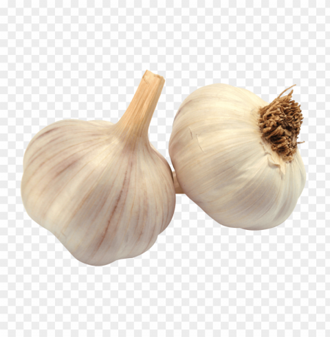 garlic Isolated Subject with Clear Transparent PNG