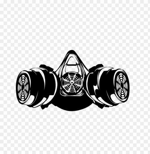 gas mask drawing silhouette black clipart PNG images with alpha transparency wide selection