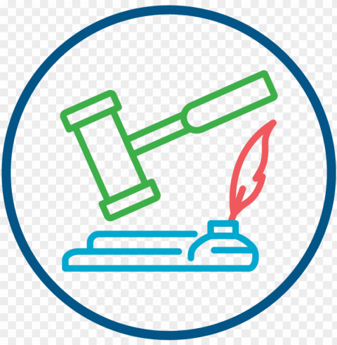 gavel icon symbolizing justification - justification icon PNG for free purposes