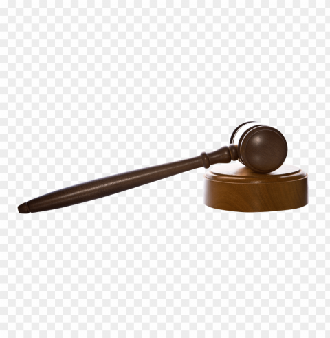 gavel PNG Graphic Isolated on Clear Background