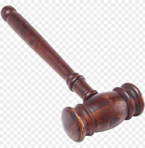 gavel PNG Graphic Isolated with Clear Background