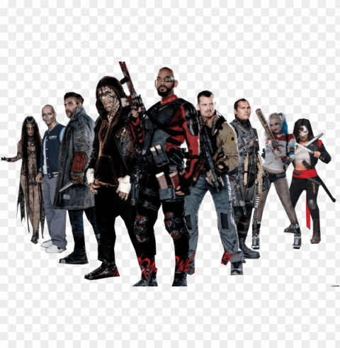 gb eye suicide squad group maxi poster Background-less PNGs