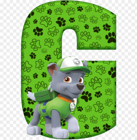gde alfabeto decorativo - paw patrol alphabet letters ClearCut Background Isolated PNG Graphic Element