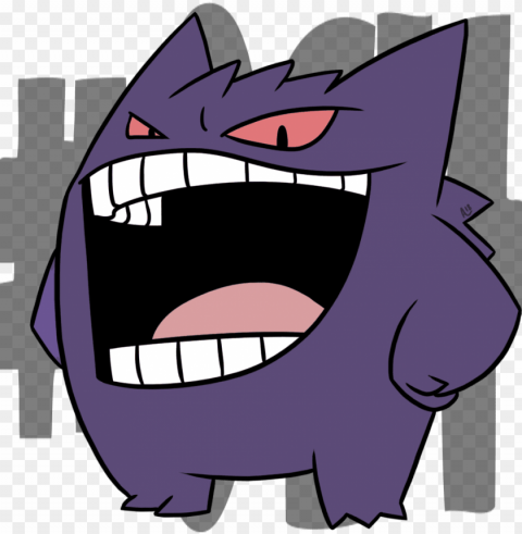 #gengar #pokemon #pokemonadaypic - cartoo PNG graphics with clear alpha channel