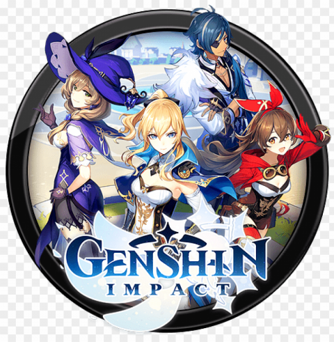 genshin impact circle app PNG files with no background assortment