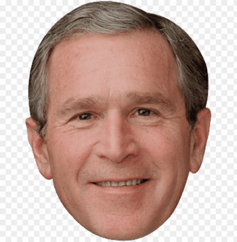 george bush CleanCut Background Isolated PNG Graphic